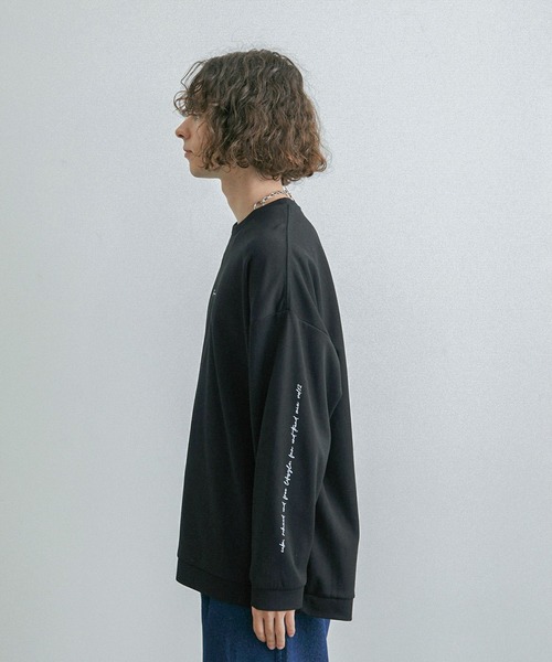 JUNRED(ジュンレッド)の「2ポイントロングスリーブワイドプルオーバー(Tシャツ/カットソー・メンズ・ホワイト/ライトグレー/ブラック/グレー系その他・S/M/L)」の21枚目の写真