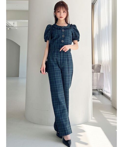 RESEXXY（リゼクシー）の「ツイードブラウス【セットアップ着用可能】（シャツ/ブラウス・レディース・レッド/ブラック/グリーン・FREE）」の13枚目の写真