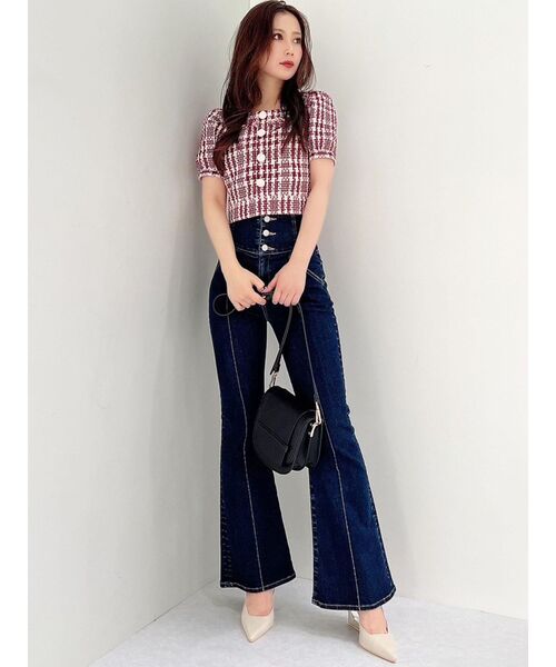 RESEXXY（リゼクシー）の「ツイードブラウス【セットアップ着用可能】（シャツ/ブラウス・レディース・レッド/ブラック/グリーン・FREE）」の20枚目の写真