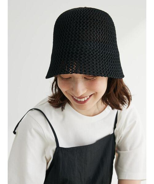 Green　Parks（グリーンパークス）の「・メッシュベルハット（ハット・レディース・ナチュラル/グレー/ブラック・FREE）」の12枚目の写真