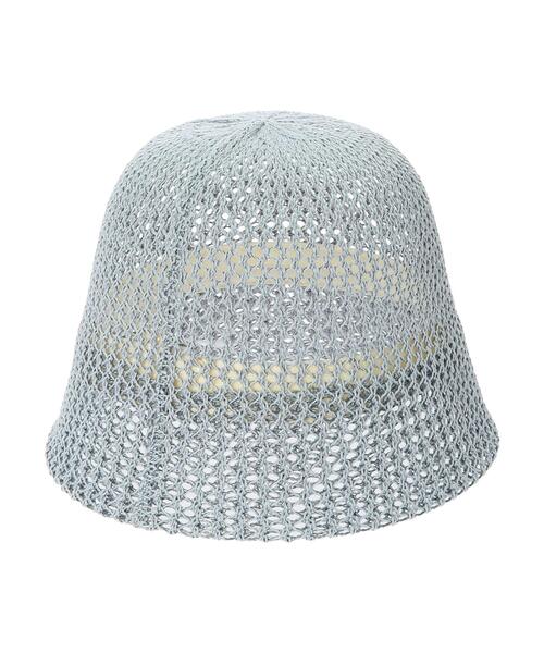 Green　Parks（グリーンパークス）の「・メッシュベルハット（ハット・レディース・ナチュラル/グレー/ブラック・FREE）」の9枚目の写真