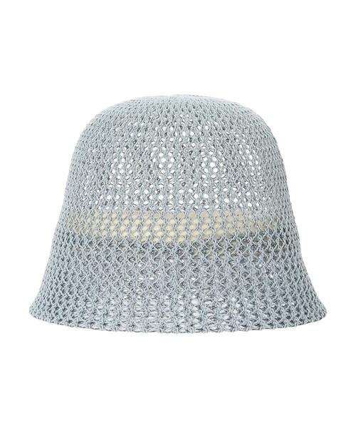 Green　Parks（グリーンパークス）の「・メッシュベルハット（ハット・レディース・ナチュラル/グレー/ブラック・FREE）」の4枚目の写真