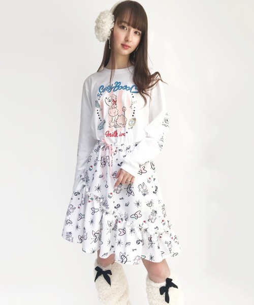 MILK（ミルク）の「Sexy Boo ロング Tシャツ（Tシャツ/カットソー・レディース・C/A/B・FREE）」の7枚目の写真