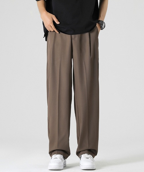 aimoha（アイモハ）の「aimoha mens 冷感ストレートパンツ（スラックス・メンズ・ブラック/グレー/チョコ・XX-LARGE/MEDIUM/LARGE/X-LARGE）」の8枚目の写真