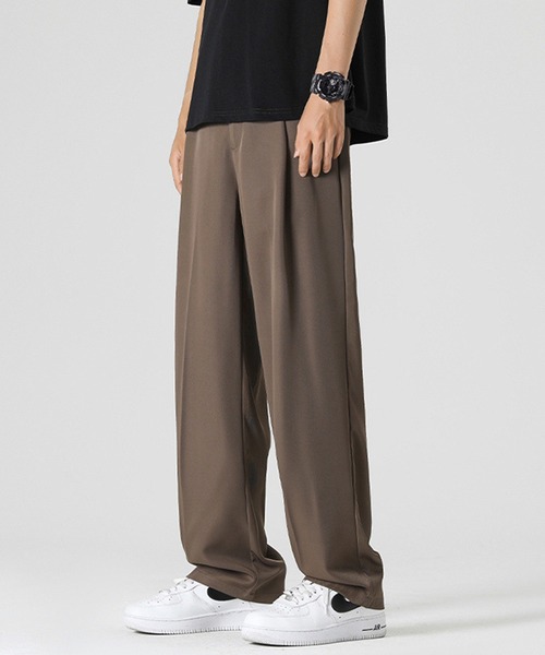 aimoha（アイモハ）の「aimoha mens 冷感ストレートパンツ（スラックス・メンズ・ブラック/グレー/チョコ・XX-LARGE/MEDIUM/LARGE/X-LARGE）」の9枚目の写真