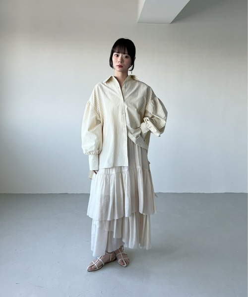 シアーランダムティアードスカート（スカート）｜Olu.（オルドット）の  