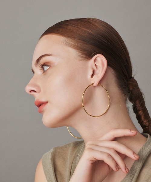 CENE（セネ）の「【CENE】セネ/ループピアス60mm（ピアス（両耳用