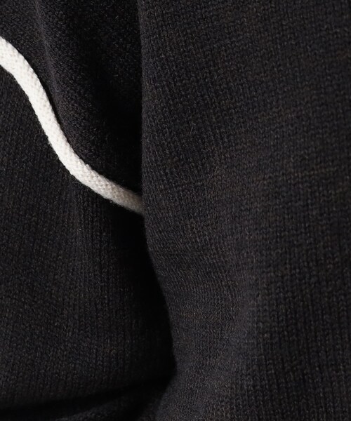 DRESKIP（ドレスキップ）の「◆【洗える/体型カバー】大人カジュアル 配色 モックネックニット（ニット/セーター・レディース・ブラック/オレンジ/サンドベージュ/ブルー・03/02/04）」の14枚目の写真