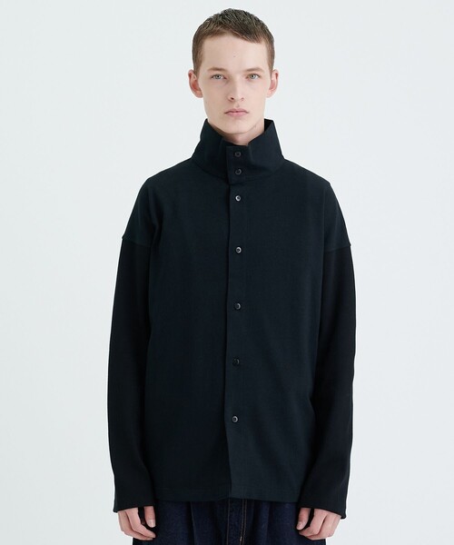 IHATOV（イーハトーブ）の「【IHATOV/イーハトーブ】HIGH NECK TEE L/S（スウェット・メンズ・イエロー/ブラック・M/L）」の14枚目の写真