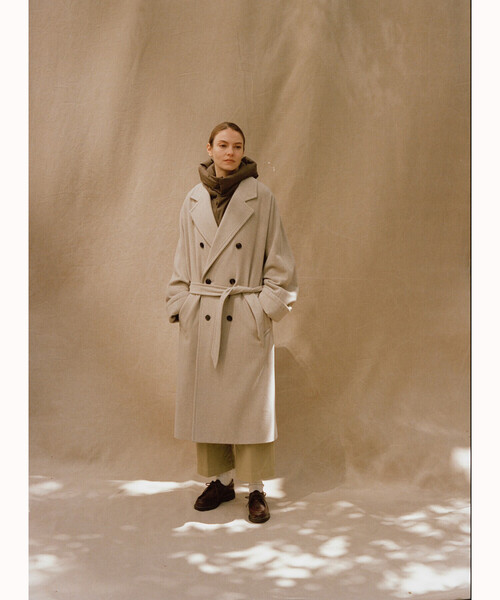 ORCIVAL（オーシバル）の「ORCIVAL | フード付きネックウォーマー（ネックウォーマー/スヌード・レディース・ブラウン/グレイッシュベージュ/ネイビー・F）」の4枚目の写真