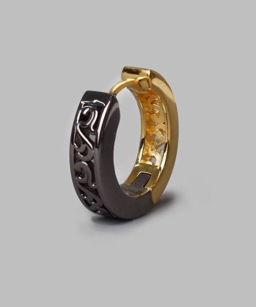 【極美品】グッチ　マーモントGG ツイストピアス片耳　アラベスク　925 GUCCI グッチ ピアス 片耳用 シングル GGランニング