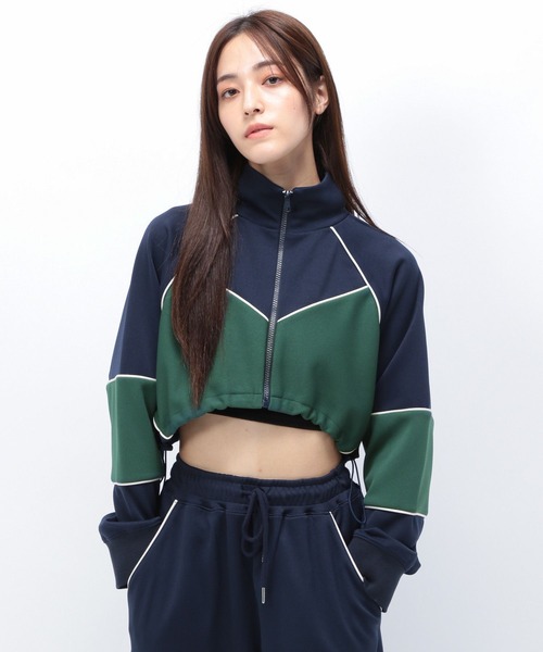 Anui（アニュイ）の「【TGC teen 着用アイテム/UNISEX】ルーズトラックジャケット（ナイロンジャケット・レディース・ブラック/ネイビー・S/M）」の2枚目の写真