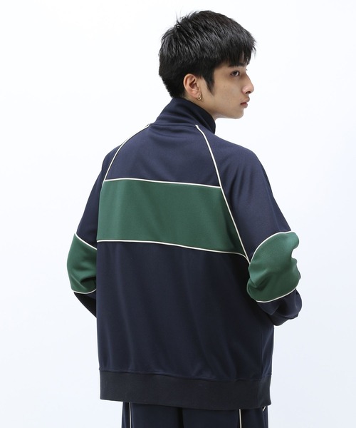 Anui（アニュイ）の「【TGC teen 着用アイテム/UNISEX】ルーズトラックジャケット（ナイロンジャケット・レディース・ブラック/ネイビー・S/M）」の20枚目の写真