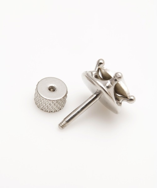 チャイハネ(チャイハネ)の「【チャイハネ】ガラーゾMEN'Sピアス片耳用1pcs(ピアス(片耳用)・メンズ・ブルー/クリア/ブラック・FREE)」の8枚目の写真