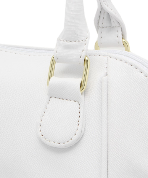 WEGO（ウィゴー）の「WEGO/ハンドルミニショルダーバッグ（ショルダーバッグ・レディース・ホワイト/ネイビー/ブラック・FREE）」の6枚目の写真