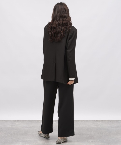 LAKOLE（ラコレ）の「2タックワイドスラックス / 976007（スラックス・レディース・ネイビー系8/ブラック/グレー・SMALL/MEDIUM）」の6枚目の写真