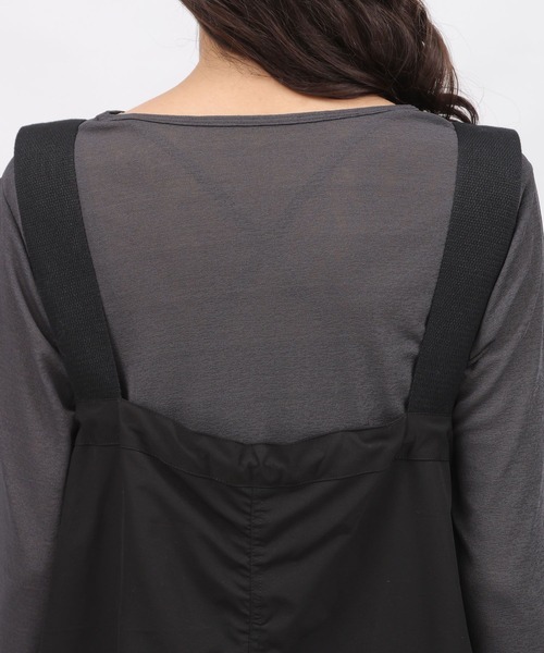 LAKOLE（ラコレ）の「サス付カーゴJスカート / 983329（ジャンパースカート・レディース・ブラック/カーキ・SMALL/MEDIUM）」の16枚目の写真