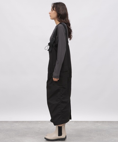 LAKOLE（ラコレ）の「サス付カーゴJスカート / 983329（ジャンパースカート・レディース・ブラック/カーキ・SMALL/MEDIUM）」の9枚目の写真