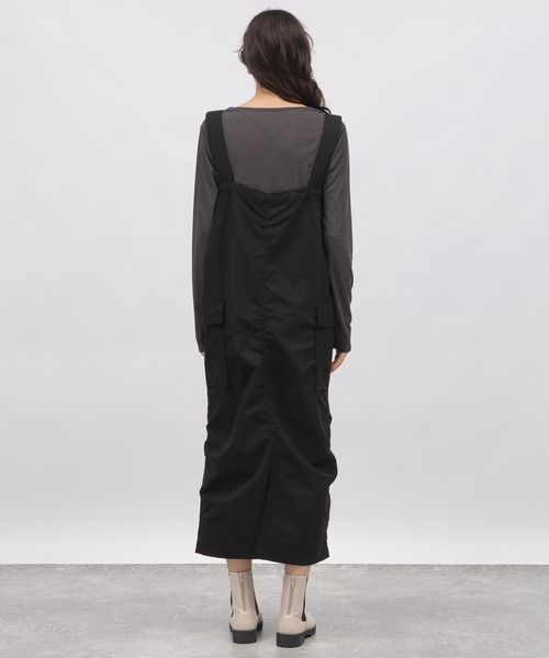 LAKOLE（ラコレ）の「サス付カーゴJスカート / 983329（ジャンパースカート・レディース・ブラック/カーキ・SMALL/MEDIUM）」の10枚目の写真