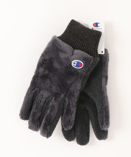 Champion(チャンピオン)の「CHAMPION/チャンピオン ボアグローブ(手袋・レディース・ベージュ/ブラック/チャコールグレー/ブラウン・FREE)」の3枚目の写真