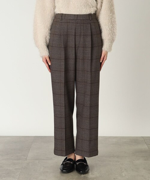 THE SHOP TK （ザ ショップ ティーケー ）の「◆美脚あったかワイドパンツ/ハグするニットシリーズ（その他パンツ・レディース・グレー系その他/アイボリー/ブラック/ブラウン系2/チャコールグレー・11/13/12/14）」の13枚目の写真