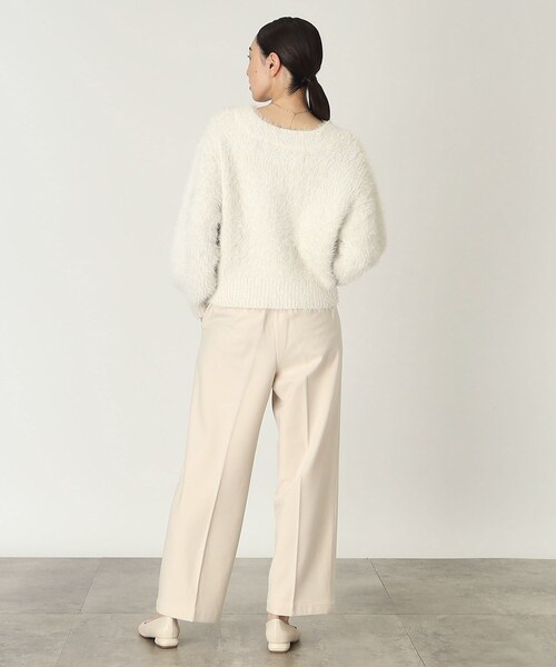 THE SHOP TK （ザ ショップ ティーケー ）の「◆美脚あったかワイドパンツ/ハグするニットシリーズ（その他パンツ・レディース・グレー系その他/アイボリー/ブラック/ブラウン系2/チャコールグレー・11/13/12/14）」の22枚目の写真