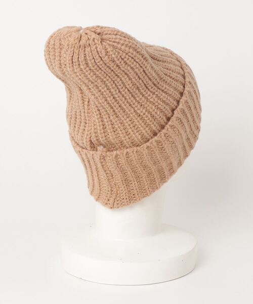 Vipoa（ヴィポア）の「BASIC EASY KNIT BEANIE（ニットキャップ/ビーニー・レディース・ベージュ/グレー/ブルー/ブラウン/レッド/アイボリー/ブラック/カーキ・FREE）」の16枚目の写真