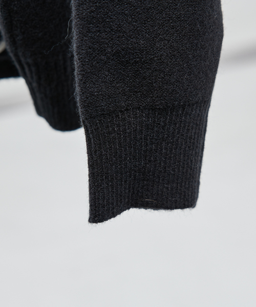 AH ABAHOUSE(エーエイチアバハウス)の「【AH ABAHOUSE】ハンドステッチ プルオーバー ニット(ニット/セーター・メンズ・ホワイト/グリーン/ブラック/グレイッシュベージュ/グレイッシュブルー/パープル・48/46)」の16枚目の写真