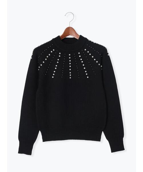 Te chichi(テチチ)の「求心ビジューニットプルオーバー(ニット/セーター・レディース・グレー/ブラック・F)」の14枚目の写真