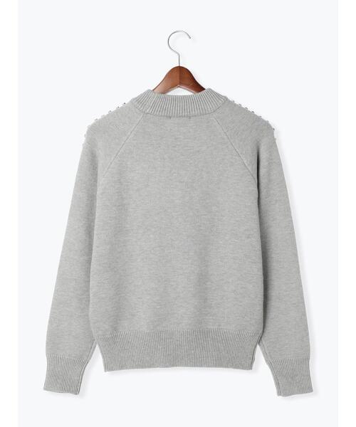 Te chichi(テチチ)の「求心ビジューニットプルオーバー(ニット/セーター・レディース・グレー/ブラック・F)」の16枚目の写真