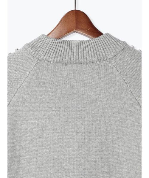 Te chichi(テチチ)の「求心ビジューニットプルオーバー(ニット/セーター・レディース・グレー/ブラック・F)」の20枚目の写真