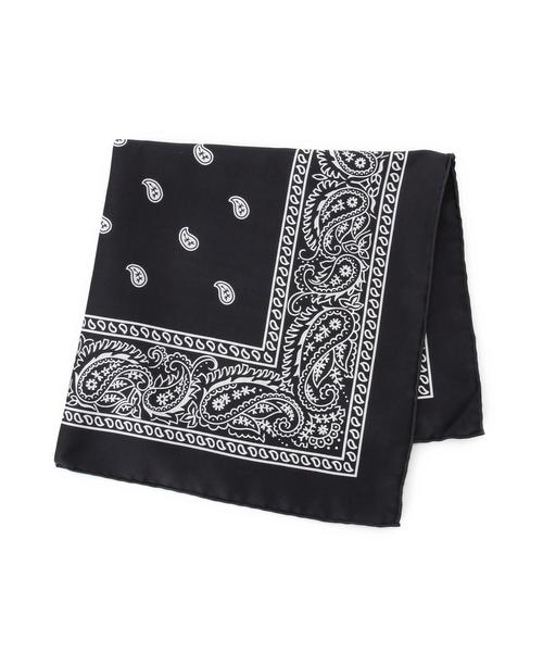 BEAUTY&YOUTH UNITED ARROWS(ビューティーアンドユースユナイテッドアローズ)の「BY manipuri シルクバンダナ◆(バンダナ/スカーフ・レディース・ワインレッド/オリーブ/ネイビー/ダークブラウン/レッド・フリー)」の4枚目の写真