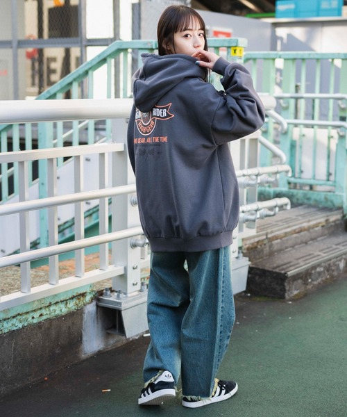 WEGO/ヘビーウエイトバックグラフィックZIPパーカー（パーカー）｜WEGO