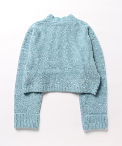 WILLSELECTION - ウィルセレクション　ラメタートルニットプルオーバー　ブルー WILLSELECTION（ウィルセレクション）の「ラメタートルニット