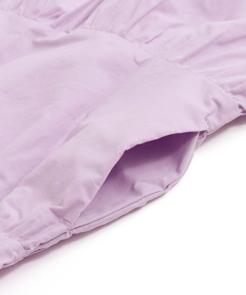 Ampersand（アンパサンド）の「premier カットソー切替ティアードチュニックワンピ（ワンピース・キッズ・ラベンダー/チャコール/アイボリー/イエロー・100/140/110/130/80/120/90）」の22枚目の写真