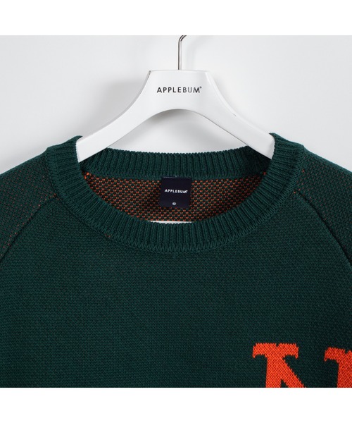 APPLEBUM（アップルバム）の「"New York Mets" Knit Sweater（ニット/セーター・メンズ・グリーン・LARGE/MEDIUM/X-LARGE）」の4枚目の写真