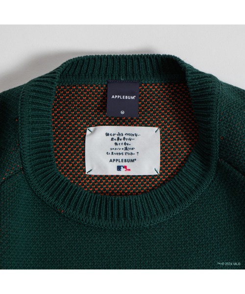 APPLEBUM（アップルバム）の「"New York Mets" Knit Sweater（ニット/セーター・メンズ・グリーン・LARGE/MEDIUM/X-LARGE）」の5枚目の写真