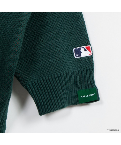 APPLEBUM（アップルバム）の「"New York Mets" Knit Sweater（ニット/セーター・メンズ・グリーン・LARGE/MEDIUM/X-LARGE）」の8枚目の写真