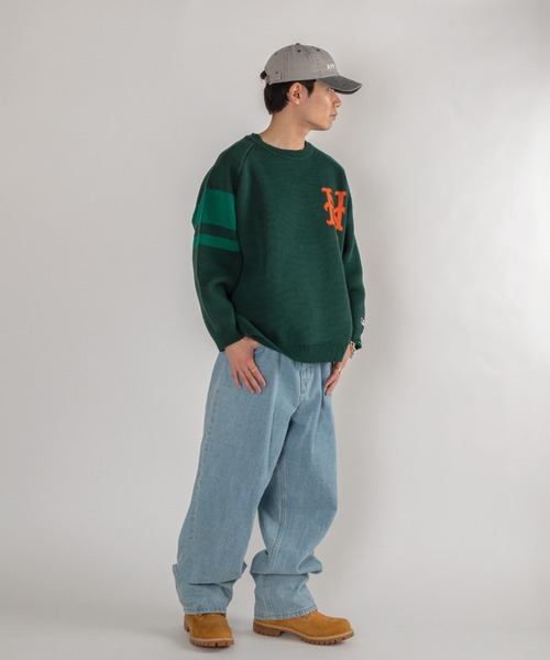 APPLEBUM（アップルバム）の「"New York Mets" Knit Sweater（ニット/セーター・メンズ・グリーン・LARGE/MEDIUM/X-LARGE）」の13枚目の写真
