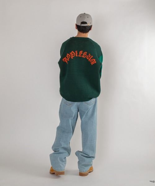 APPLEBUM（アップルバム）の「"New York Mets" Knit Sweater（ニット/セーター・メンズ・グリーン・LARGE/MEDIUM/X-LARGE）」の14枚目の写真