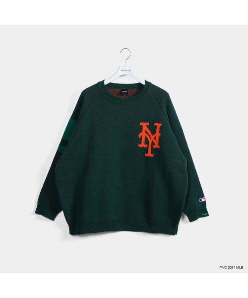 APPLEBUM（アップルバム）の「"New York Mets" Knit Sweater（ニット/セーター・メンズ・グリーン・LARGE/MEDIUM/X-LARGE）」の15枚目の写真