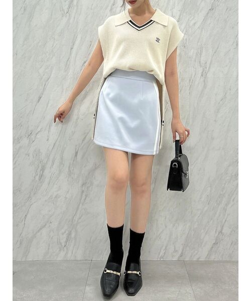 セール】サイドラインミニスカート（スカート）｜dazzlin
