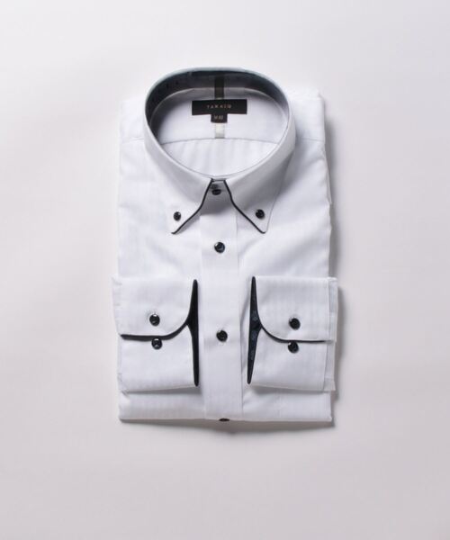 タカキュー 形態安定 ドゥエボタンダウン ビジネスドレス長袖シャツ（ビジネスシャツ）｜TAKA-Q（タカキュー）