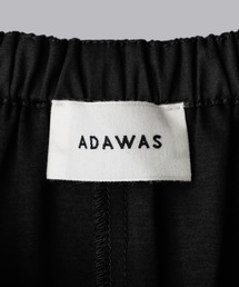 【 ADAWAS / アダワス シルケット ジャージー ギャザー ドレス ADAWAS（アダワズ）の「【 ADAWAS / アダワス 】SILKET JERSEY