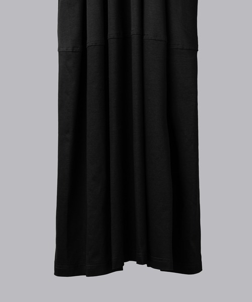 ADAWAS（アダワズ）の「【 ADAWAS / アダワス 】SILKET JERSEY GATHERED DRESS / シルケット ジャージー ギャザー ドレス（ワンピース・レディース・ブラック・FREE）」の9枚目の写真