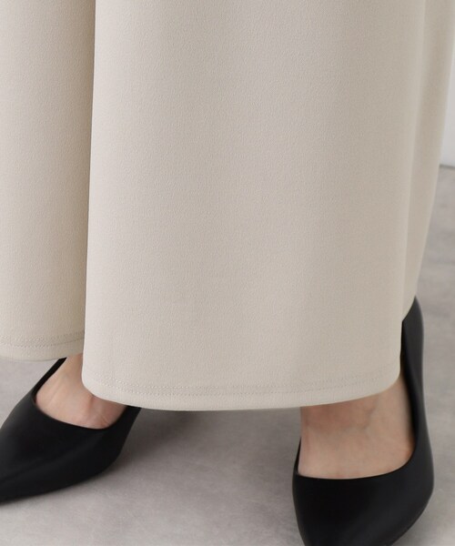 index（インデックス）の「◆≪通勤・セレモニー対応≫ 前後2way/カットジョーゼットサロペット【イージーケア/洗濯機洗い可】（サロペット/オーバーオール・レディース・チャコールグレー/ナチュラル/ブラック・36/38/42/40）」の18枚目の写真