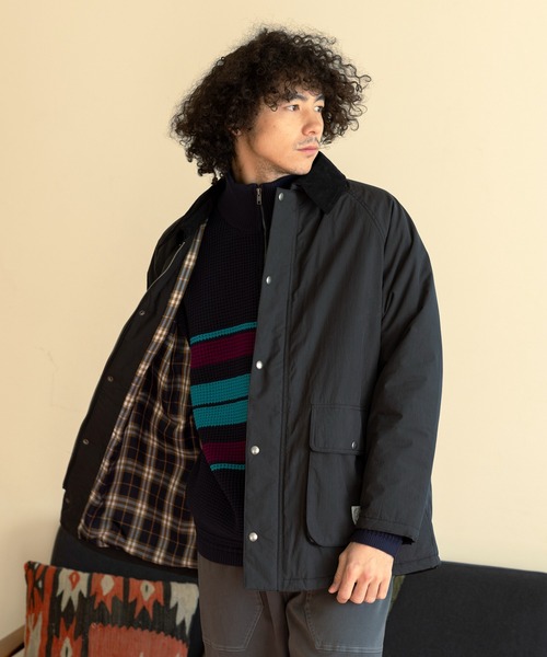 BAYFLOW(ベイフロー)の「中綿ハンティングジャケット(その他アウター・メンズ・ブラック/カーキ・MEDIUM/LARGE)」の2枚目の写真