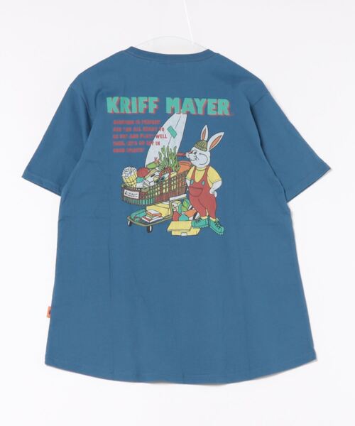 KRIFF MAYER Lady's Collection（クリフメイヤーレディースコレクション）の「キャンプラビットAライン半袖T（Tシャツ/カットソー・レディース・ブルー/その他5/チャコール/グレー/オフホワイト/カラフル/グリーン/レッド・LARGE/MEDIUM）」の10枚目の写真