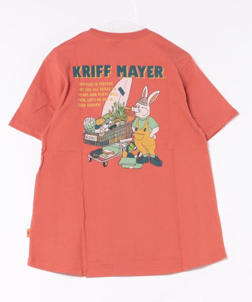 KRIFF MAYER Lady's Collection（クリフメイヤーレディースコレクション）の「キャンプラビットAライン半袖T（Tシャツ/カットソー・レディース・ブルー/その他5/チャコール/グレー/オフホワイト/カラフル/グリーン/レッド・LARGE/MEDIUM）」の11枚目の写真