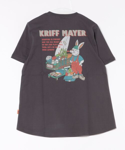 KRIFF MAYER Lady's Collection（クリフメイヤーレディースコレクション）の「キャンプラビットAライン半袖T（Tシャツ/カットソー・レディース・ブルー/その他5/チャコール/グレー/オフホワイト/カラフル/グリーン/レッド・LARGE/MEDIUM）」の13枚目の写真